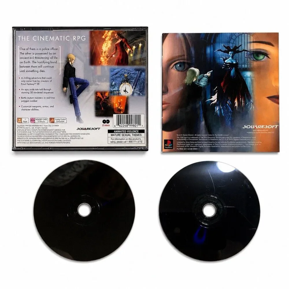 Parasite Eve Greatest Hits PS1 PlayStation 1 CIB Complete Tested w/ Manual Sony
